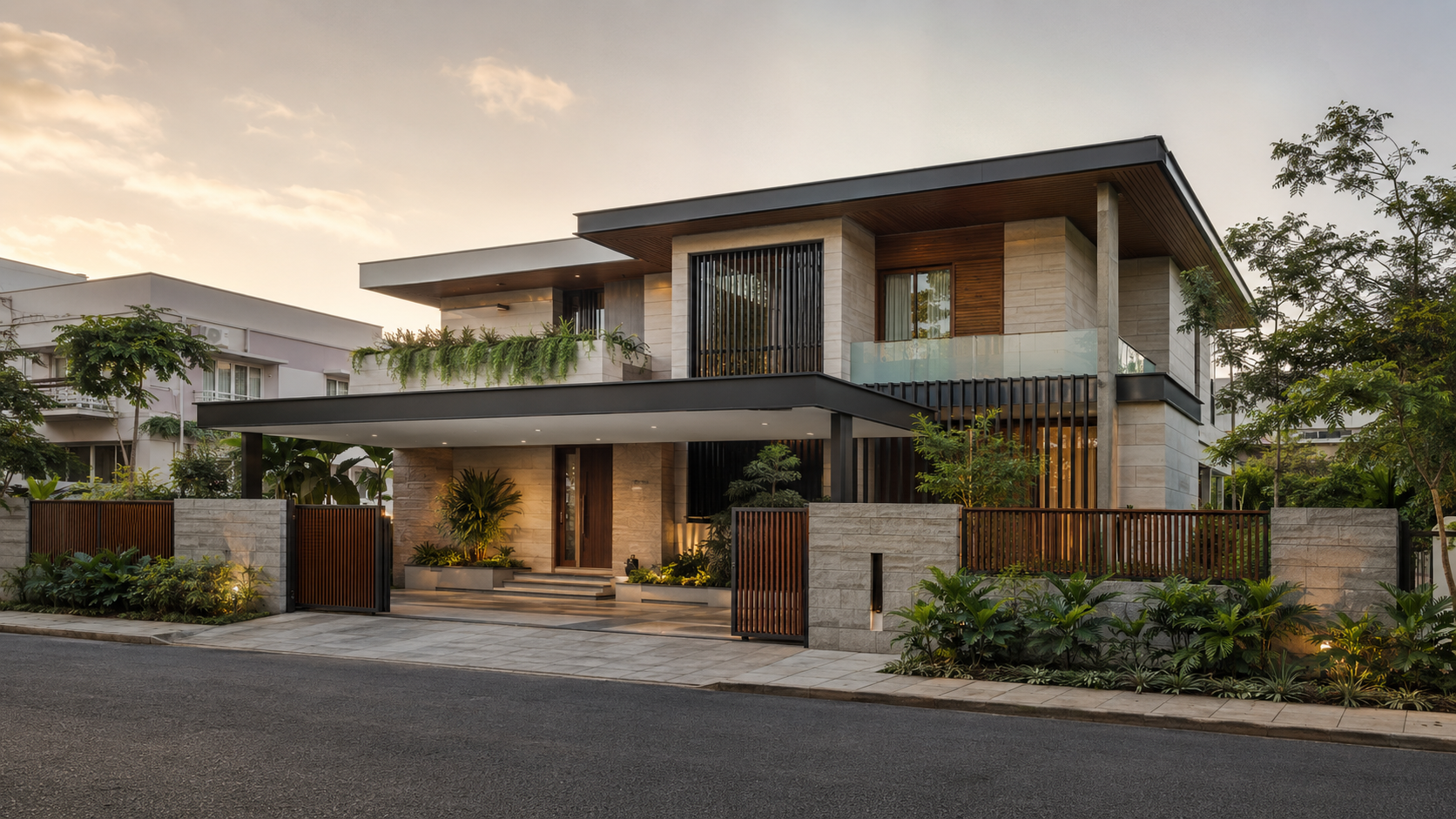 Premium contemporary residential architecture in Chennai
