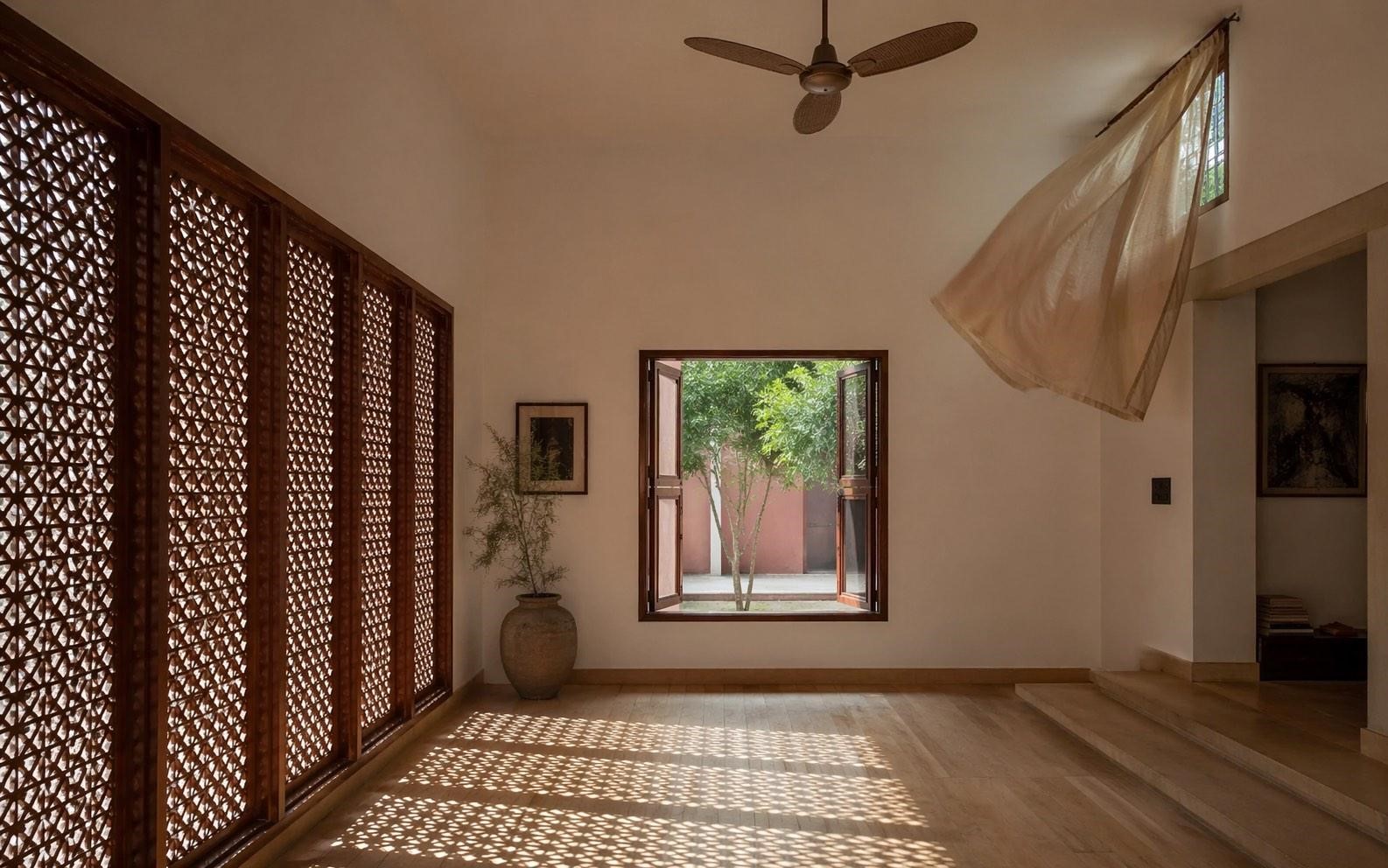 Modern home designed for natural light and ventilation